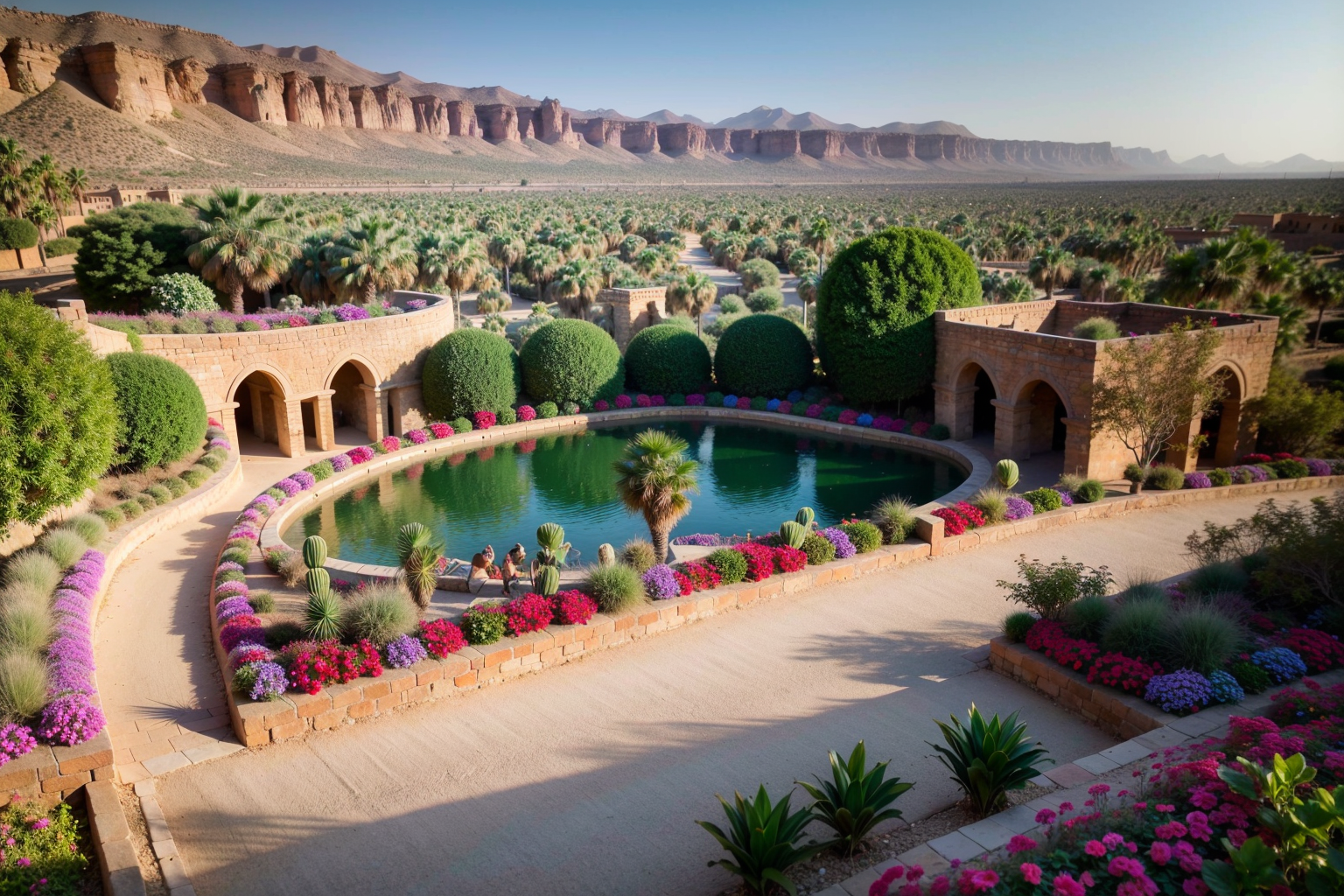 00377-337980056-(8k, RAW photo, highest quality), a photo of an oasis, the Hanging Gardens of Babylon, ancient, capturing the beauty of the (ter.png